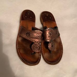 Jack Rogers Bronze Sandals